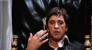 Создать мем: тони монтана негодует, Лицо со шрамом, scarface