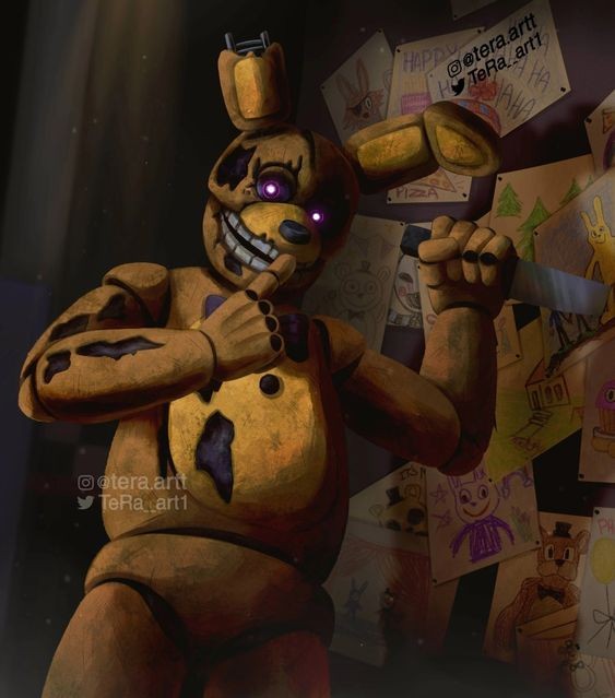 Create meme: five nights at freddy's, spring ladder fnaf, fnaf Freddy