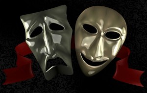 Create meme: theatrical mask art, theatrical masks