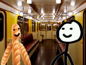 Create meme: the car, the Moscow metro, the subway car