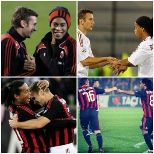 Create meme: Pato Milan, kaka milan, Ibrahimovic and Thiago Silva