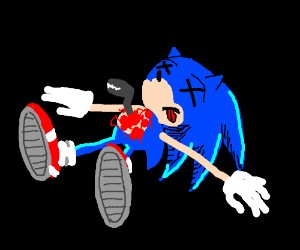 Create meme: sonic exe, Sonic and Sonic exe, sonic is super