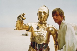 Создать мем: robot, luke skywalker, звёздные войны