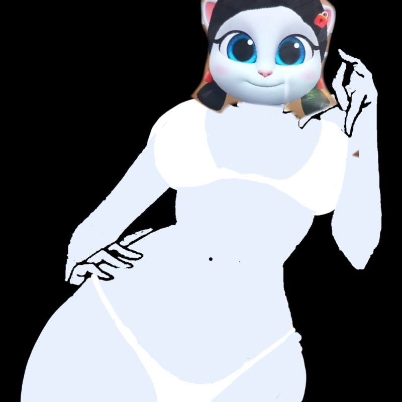 Create meme: Toriel has huge boobs, talking Angela, my talking Angela 