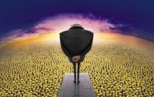 Create meme: GRU with minions