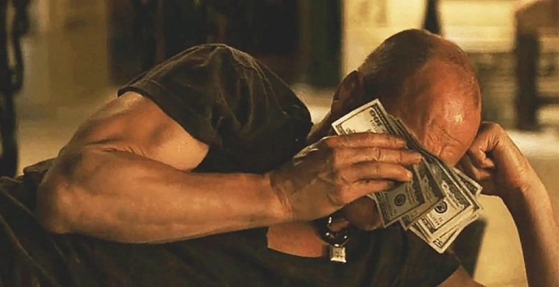 Create meme: woody Harrelson crying money, woody Harrelson wiping tears with money, wipes tears with money