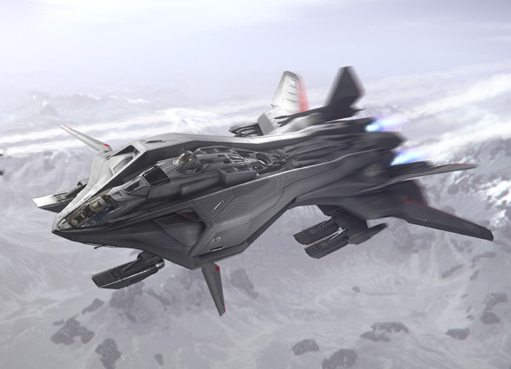 Create meme: rsi polaris star citizen, space fighters of the future, combat aircraft of the future