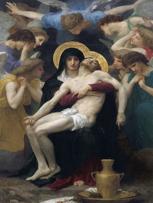 Create meme: William Bouguereau Pieta, bugro paintings, Madonna Pieta Bouguereau