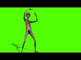 Create meme: the dancing alien, dance of the alien, alien dance