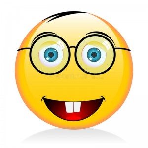 Create meme: smiley with glasses