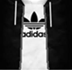 Создать мем: майка adidas originals, roblox black adidas hoodie t-shirt, t-shirt для роблокс black adidas