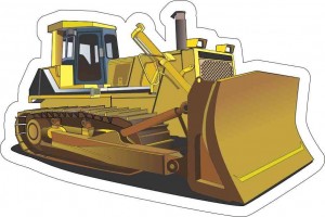 Create meme: bulldozer