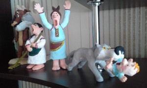 Create meme: toys volis and Gromit, porcelain figurines buttermilk, figurine Korosten profession