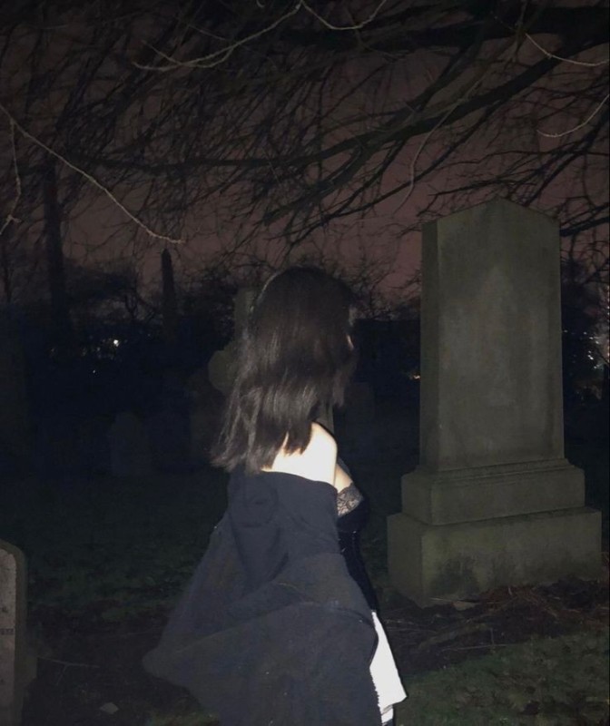 Create meme: The girl in the cemetery, There is no more death ic 3 peak, dark photos