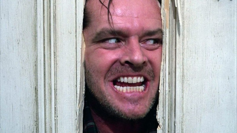 Create meme: lights , the shining here's johnny, Nicholson the shining