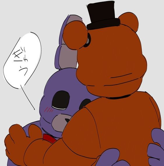 Создать мем: fronnie бонни, freddy x bonnie, бонни фнаф