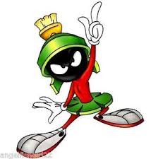 Create meme: Marvin the Martian, looney tunes marvin, miss martian
