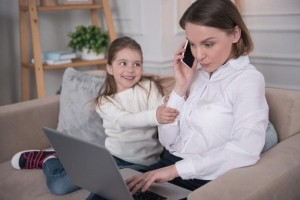 Create meme: a young mother, daughter, daughter