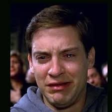 Create meme: Peter Parker meme, Male, Peter Parker crying