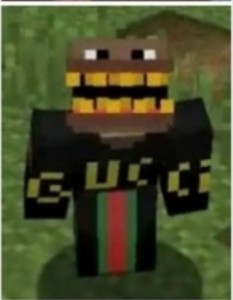 Create meme: minecraft skins, mystic and lagger, logger