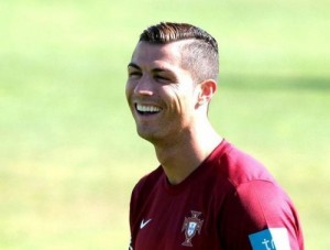 Create meme: New hairstyle of Cristiano Ronaldo