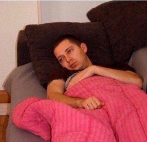 Create meme: oxymiron on the couch, feet , people 