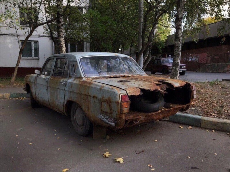 Create meme: rotten Volga, The rusty Volga, volga gaz 24