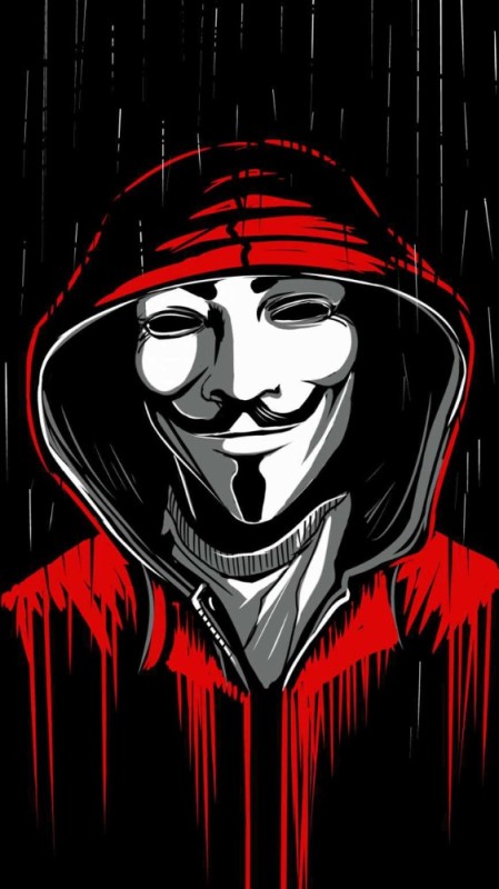 Create meme: anonymous phone wallpapers, anonymous mask, anonymous hacker