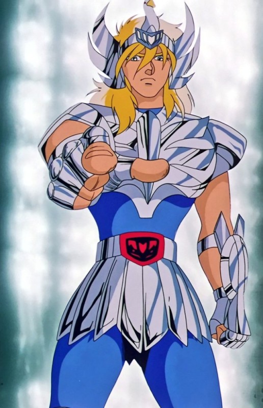 Create meme: saint seiya hyoga, hyoga, saint seiya