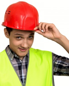 Create meme: people, construction worker, flowers a helmet