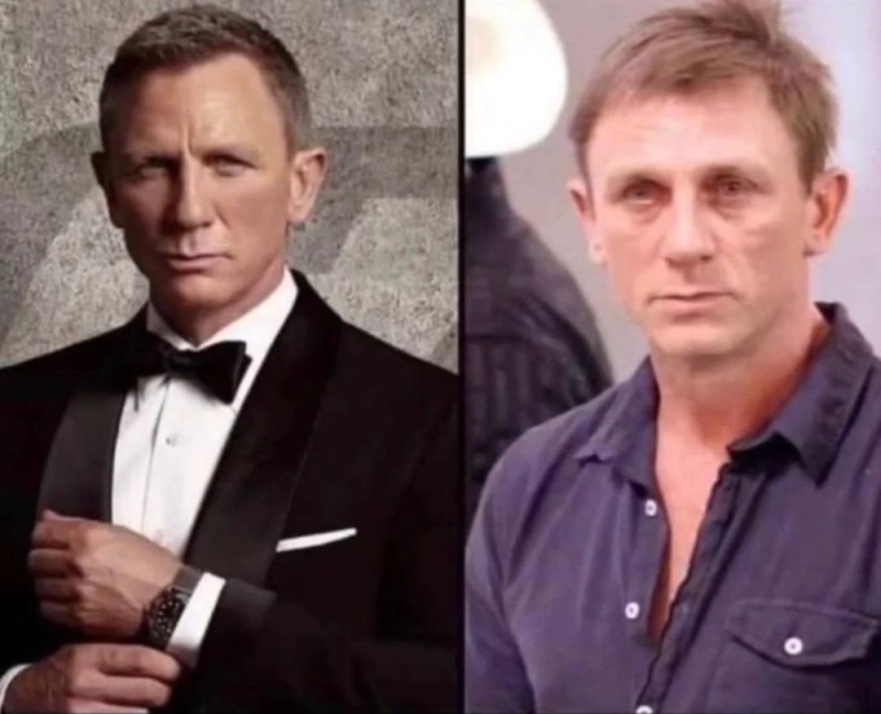 Create meme: James bond Daniel Craig, James bond actors, new James bond