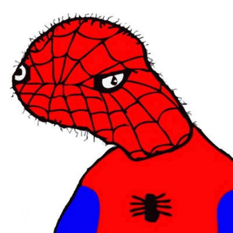 Create meme: Spider-Man, moved the moon , spoderman 