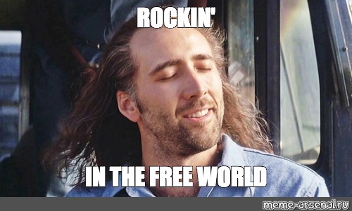 Meme Rockin In The Free World All Templates Meme Arsenal Com