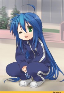 Create meme: anime amino, konata, anime kitchen