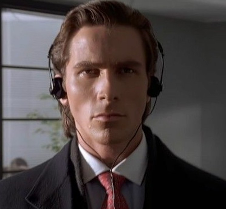 Create meme: Christian bale , Patrick Bateman, Patrick Bateman