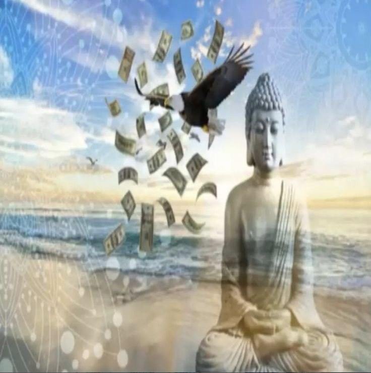 Create meme: The lotus Buddha, And the Buddha, Buddhism calm 