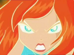 Create meme: Winx Club, bloom got mad, fire dragon bloom