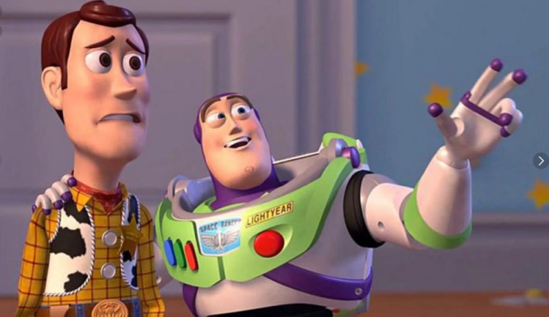 Create meme: toy story 2, buzz Lightyear, toy story 