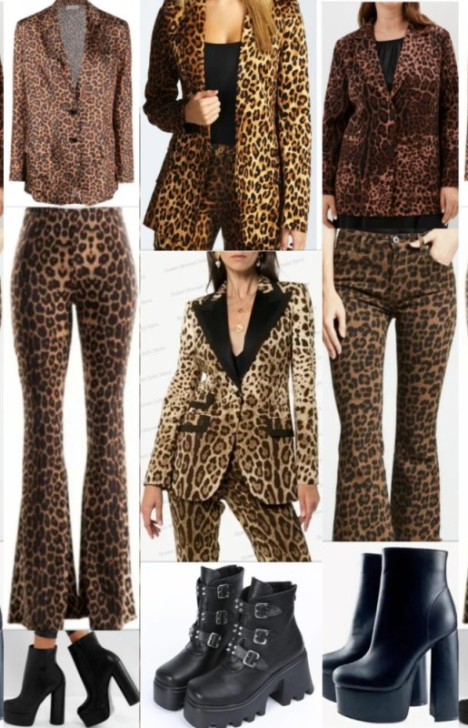 Create meme: missguided leopard trousers, leopard, leopard print trousers