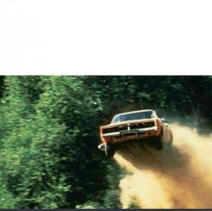 Create meme: car, general lee jumping, Avtopoligon US