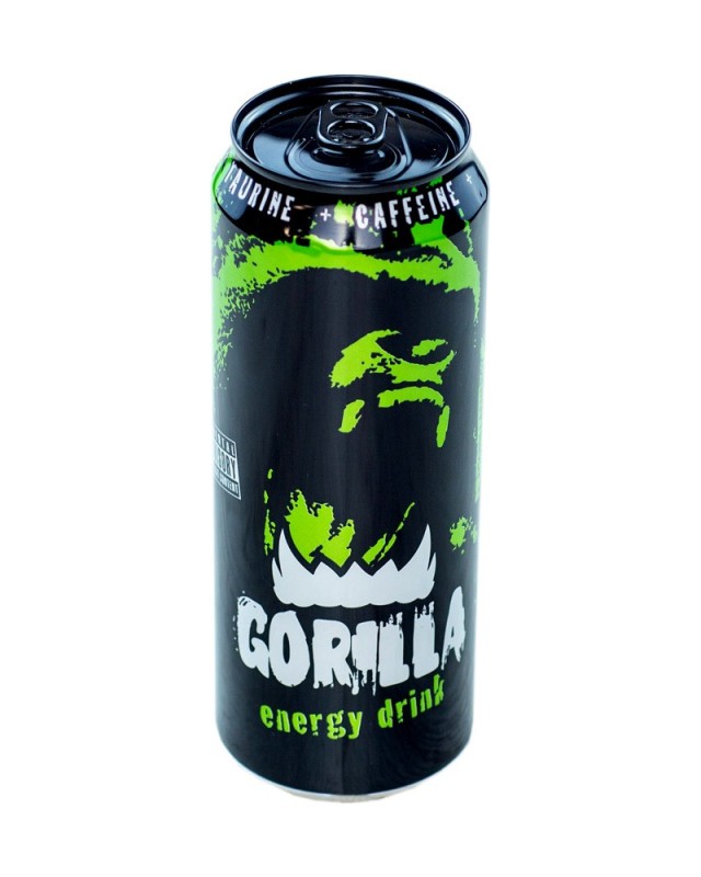 Create meme: gorilla energy drink 0.45l w/b, gorilla energy drink, 0.45L gorilla energy drink