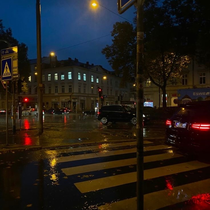 Create meme: Moscow was flooded, From the streets, night Kaliningrad