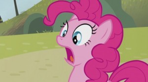 Create meme: when I saw, pinkie pie, my little pony friendship is magic