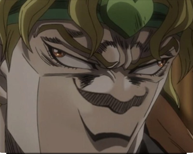 Create meme: jojo dio Brando, dio Brando , the death of dio brando