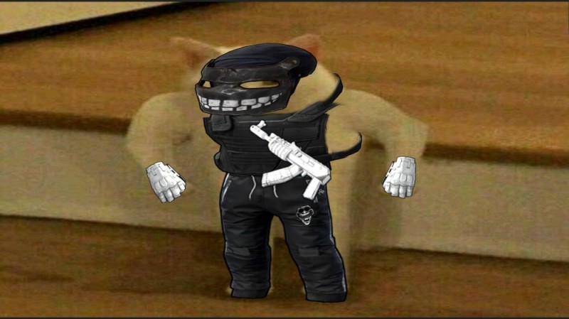 Create meme: Rebel of Chaos SCP, skin in cs, counter strike 1.6 source