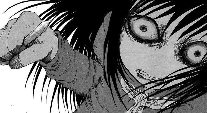 Create meme: figure , manga horror, manga