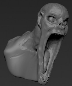 Create meme: scp 096, modest, sculpt