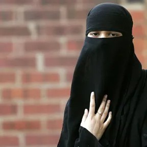 Create meme: a woman in a burqa, Muslim