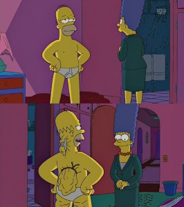 Create meme: Homer, the simpsons