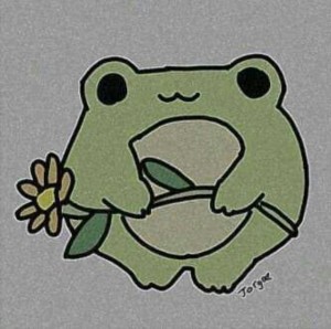 Создать мем: кавайные лягушки, лягушка полина, рисунок лягушки
